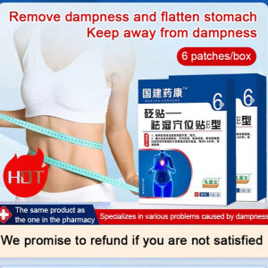 Hộp 6 Miếng dán huyệt y học Trung Quốc Hiệu quả làm lạnh giảm xóc dày đặc nhãn dán đặc biệt