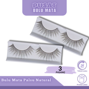 Bulu Mata Palsu Natural Kode 03 Isi 12 Pasang