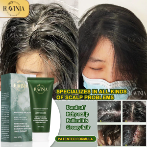 【RAVINIA】Anti dandruff scalp tonic extract 100g Powerful Dandruff Removal Itch Relief Folliculitis and Psoriasis Improvement Suitable