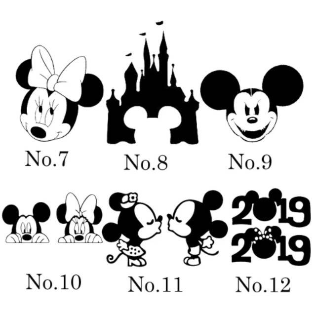 STIKER MOBIL CUTTING STICKER MICKEY MOUSE KACA /BODY MOBIL LAPTOP MOTOR ...
