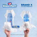 Kleenfant Diaper Taped Pants Newborn-XXL for Baby Pack of 1, 30 pad Baby Maternity Needs. 