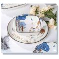 Cat Series Kitchenware Ceramic Tableware Set Dumpling Plate Rice Bowl Soup Bowl Baking Pan - Mangkuk Pinggan. 