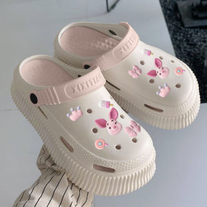 SQShop พร้อมส่ง ทุกบ้าน รองเท้าหัวโตแฟชั่น 2024 งานรุ่นนี้ทรงสวย ยางนิ่ม ทนทาน กันน้ำ กันลื่น พื้นหนา 1 นิ้ว น้ำหนักเบา สวมใส่สบายสุดๆ จะใส่เที่ยว ใส่ทำงาน ก็คือเหมาะมาก ลองเลยยย