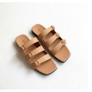 Sandal wanita Flat gesper 03 kekinian