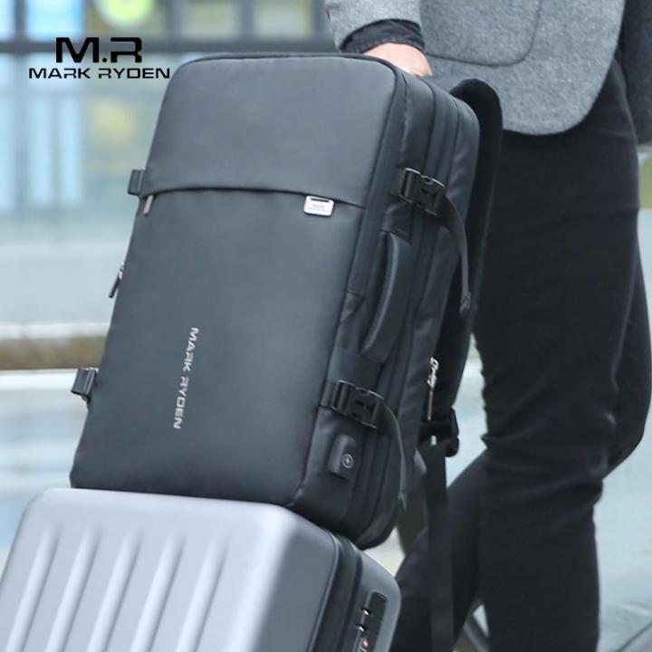 Mark Ryden Man Backpack Fit 17 inch Laptop USB Recharging Multi-layer ...