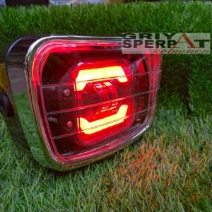LAMPU DEPAN DAYMAKER LED RX KING OVAL TERBARU