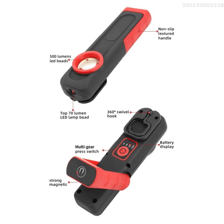 Rechargeable%20LED%20Work%20Light%20with%20Base%20and%20360%C2%B0%20Rotation%20Hook,%20Portable%20Super%20Bright%20Flashlight%20COB%20LED%20Work%20Light%20for%20Outdoor%20Camping,%20Car%20Repairing,%20Emergency%20-%20Image%202