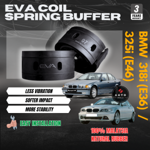 EVA Coil Spring Buffer BMW 318i (E36) / 325i (E46) Cushion Buffer Spring Rubber Stopper Spring (Front & Rear SET) 100% Getah asli