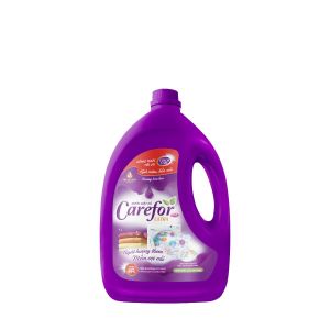 Nước giặt xả Carefor Ultra can 32L đậm đặc sạch sâu lưu hương bền màu mềm vải an toàn cho giặt tay giặt máy