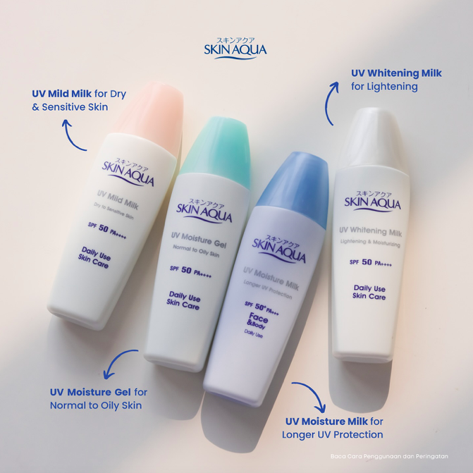 Skin Aqua Sunscreen UV SPF 50 | Moisture Milk Gel Tone Up