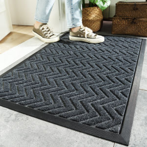 Home Entry Door Mat Non Slip Dirt Trapper Scraper Rug Thickened Durable Waterproof Easy Clean Indoor Outdoor Doormat入户地垫