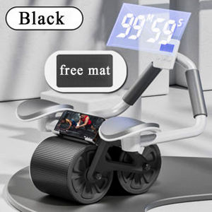 Abdominal Abs Wheel Equipment Automatic Rebound Roller Multi-functional Arm Elbow Support Automatic Rebound Abdominal Wheel Contraction Abdominal Curling Exercise Roda Abs Perut 健腹轮