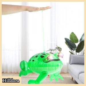 [Hilldora] Phát sáng Inflatable màu xanh lá cây nảy ếch cóc Ballon rừng động vật đồ chơi vui trẻ em bên món quà sinh nhật trang trí đám cưới