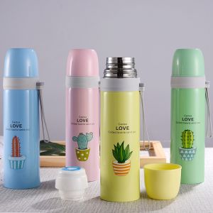 Botol Termos Stainless Steel Botol Minum Thermos Air Outing Vacuum Cup Tumbler Tahan Panas Dingin