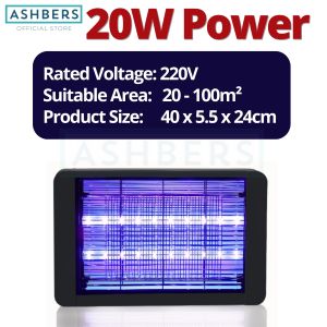 Mosquito Killer Lamp Powerful Zapper Electric UV Light Home Indoor Outdoor Insect Bug Trap