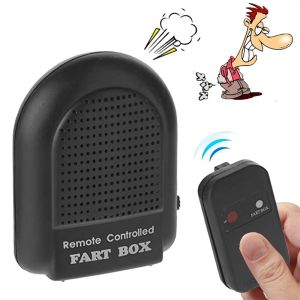 CUTE ELVES Remote Control Fart Box Joke Prank Electronic Fart Sound Machine Novelties Prank Toy Farting Toy Box Party Supplies