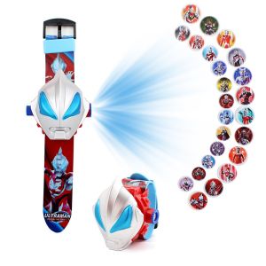 【Local Delivery】 Children Flippable Projection Watch Kids Sports Watches Electronic Toy For Girls Boys