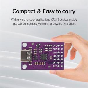 Cp2112 đánh giá gỡ lỗi Board cp2112 gỡ lỗi Board Loại C USB để smbus I2C Module truyền thông Dongle ghi dữ liệu