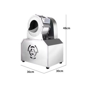 Stainless Steel Shredding Machine Fully Automatic Potato Slicer Commercial Vegetable Slicer Multifunctional Electric Potato Shredder Automatic Carrot Ginger Slicer