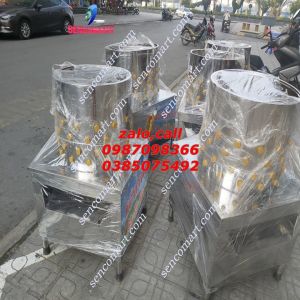 Máy vặt lông gà vịt phi 60 làm bằng INOX 304 và 201 chống han gỉ