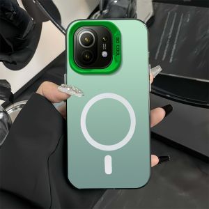 For casing Xiaomi Mi 11 Lite Xiaomi 11T Xiaomi 11 Lite 5G ne Xiaomi 11t Pro phone case hard case TPU shockproof cover new design aesthetic wireless magnetic attraction cybswx01