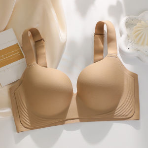 【SingaBralette】 Minimizer Seamless Bra Wireless Soft Support Push Up Anti-Sagging Breathable Bra Anti-Roll Full Cup Women Underwear