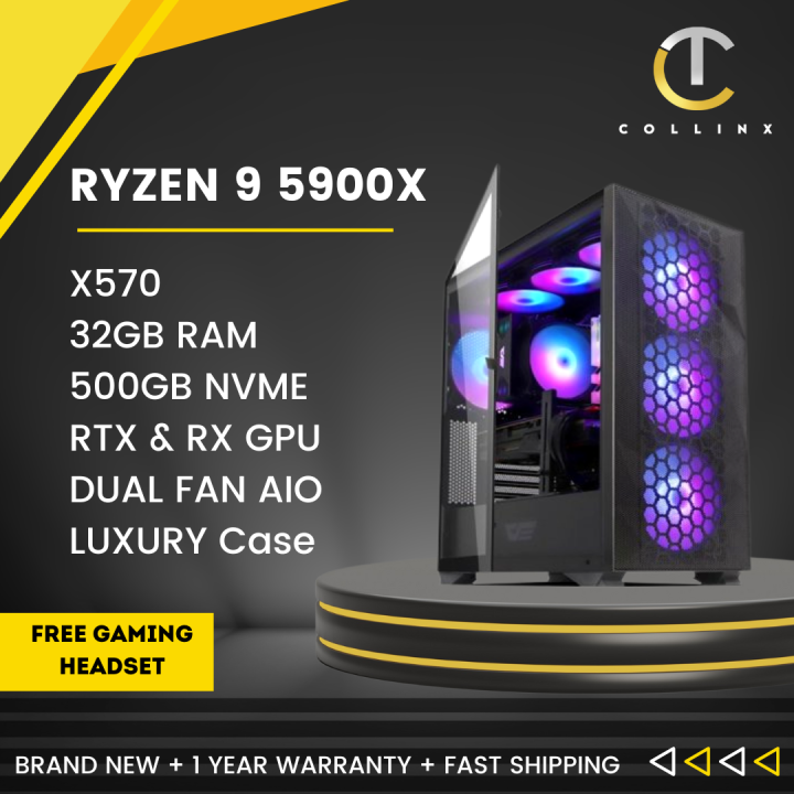 Gaming Pc Build Poseidon Amd Ryzen 9 5900x Desktop Nvidia Rtx Gaming Pc Build Poseidon Amd Ryzen 9 5900x Desktop Nvidia Rtx