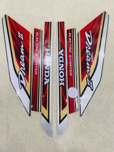 Bộ tem decal dán xe máy honda dream 2 dream II dream lửa zin thái siêu đẹp