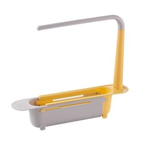 DORADO Đồ dùng nhà bếp Bộ tổ chức bồn rửa Thiết kế có thể mở rộng Có giỏ thoát nước Kệ chậu rửa bát Chất lượng Giá đỡ thoát nước bồn rửa Chậu rửa chén
