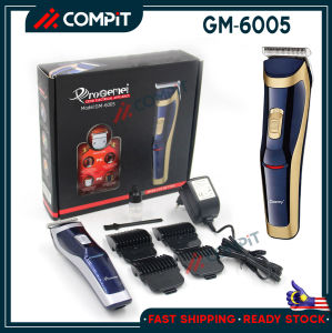 GEEMY GM-6005 Professional Rechargeable Cordless Hair Trimmer Hair Clipper Hair Shaver Hair Groomer Geemy Hair Trimmer Clipper shaver Men Beard Trimmer