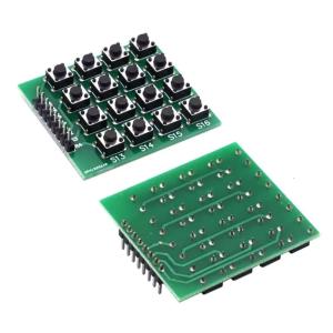 Reliable 4x4Tactile Keypad Board 16Button Input Module For Raspberry DIY Electronics Hobbyists Usage Integration