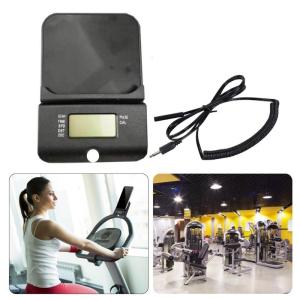 Indoor Fitness Bike Meter Home Gym Digital Monitor with Integrated Phone Stand Electronic Fitness Meter Easy Install