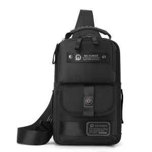 Techdoo Tas Selempang Pria Casual Sling Bag Besar Cowok Fashion Trendy Tas Bahu Multifungsi TS743