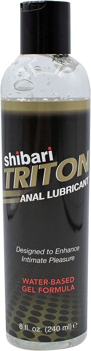 Shibari Premium Water-Based Anal Gel Personal Lubricant for Women and Men  (Triton Anal, 8 Fl Oz)Shibari Premium Water-Based Anal Gel Personal  Lubricant for Women and Men (Triton Anal, 8 Fl Oz) |