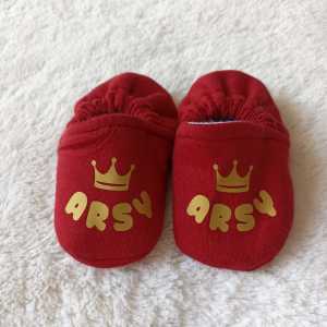 Sepatu Bayi Baby Newborn Prewalker Shoes Custom Bisa Ganti Nama Bisa Untuk Laki Laki Atau Perempuan Usia 0-12 Bulan 04