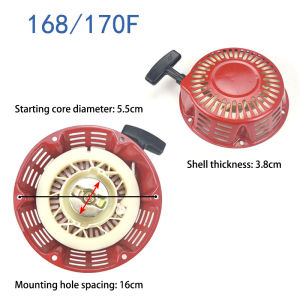 168/170F 188/190F Recoil Hand Pull Starter For Honda GX340 GX390 GX610 Gasline Engline