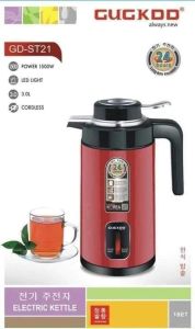 [Freeshipmax] Ấm Siêu Tốc CUCKOO ST21 2In1Ấm Đun Nước Kèm Bình Giữ Nhiệt Siêu Tốc Công Suất 1500W Cao Cấp Dung Tích 3L-Hàng Chuẩn