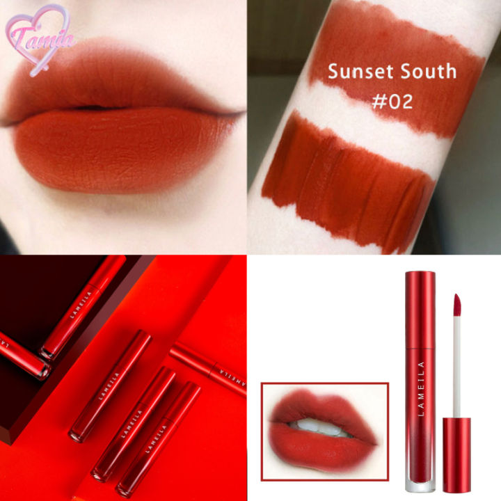 Lip Gloss Cair / Lipstik Tahan Lama / Lipstik Matte / Lipstik -🌹Tamia