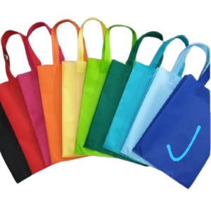1 Lusin isi 12 pcs Tas Kain Spunbond Goodie Bag Tali Ukuran M 25x35 Untuk Kantong Belanja Lipat Wadah Kemasan Souvenir  Pernikahan / Hamper Ulang Tahun / Promosi Toko - Bisa Kustom  Cetak Logo / Sablon  - Murah 100% Ramah Lingkungan Pengganti Plastik