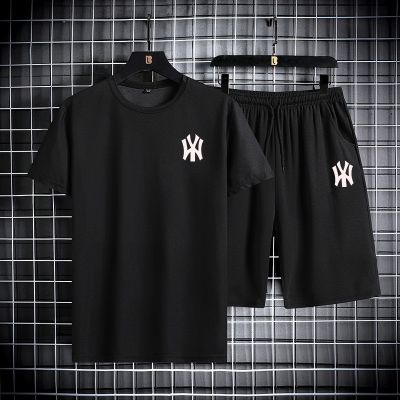 Đồ bộ thể thao nam mẫu in logo thời trang hiện đại Phong cách Hàn Quốc Slim Fit mặc nhà đi chơi đều đẹp