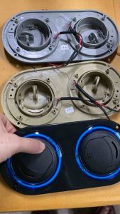 ช่องแอร์คู่มีไฟใช้ได้ทั้ง12-24v สินค้าผลิตในไทย