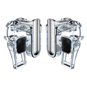 1/2 Pairs Mobile Gaming Triggers Button Joystick Mini Metal Game Controller Fire Button Mobile Triggers Fire Key