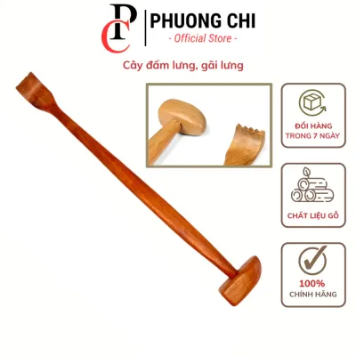 Gậy đấm lưng và gãi lưng đa năng bằng gỗ thơm Dụng cụ massage toàn thân hiệu quả | PHUONGCHISTORE