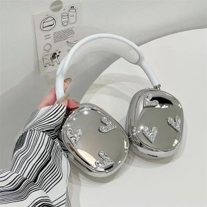 Luxury Cute Heart Headphone Earphone Case Cover Protector For Apple Airpods Max