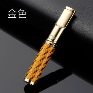 Pipe Holder Pipa Filter Saringan Asap Permanen Semua Ukuran Zobo ZB367 Bahan Metal Motif Serat Karbon