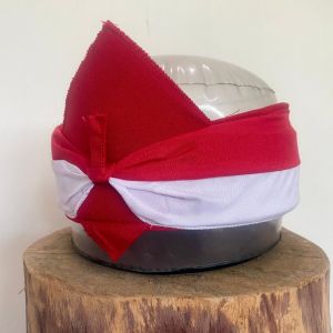 ASESORIS 17 AGUSTUS TOPI MERAH PUTIH RAMBUT UDENG RAMBUT PALSU WIG RAMBUT COSPLAY