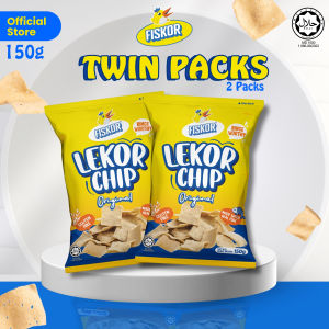 [Bundle of 2] Fiskors Lekor Chips Original - (Size: 150g) (Halal Certified)