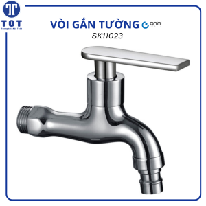 Vòi Nước Lạnh Tay Gạt ONIMI Chất Liệu Đồng Thau Mạ Crom SK11023