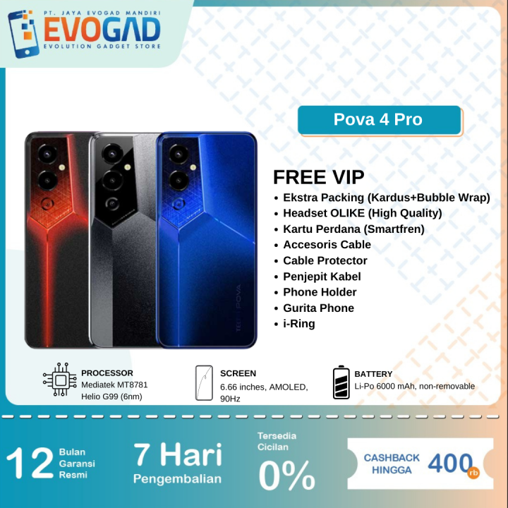 Techno Pova Neo 4 & 4 Pro | 8/128GB & 8/256GB | Mediatek MT8781 Helio ...
