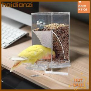 haidianzi Công suất lớn chim trung chuyển Hộp chống giật gân chim thực phẩm quả bền Vẹt ăn hộp cho chim vừa nhỏ